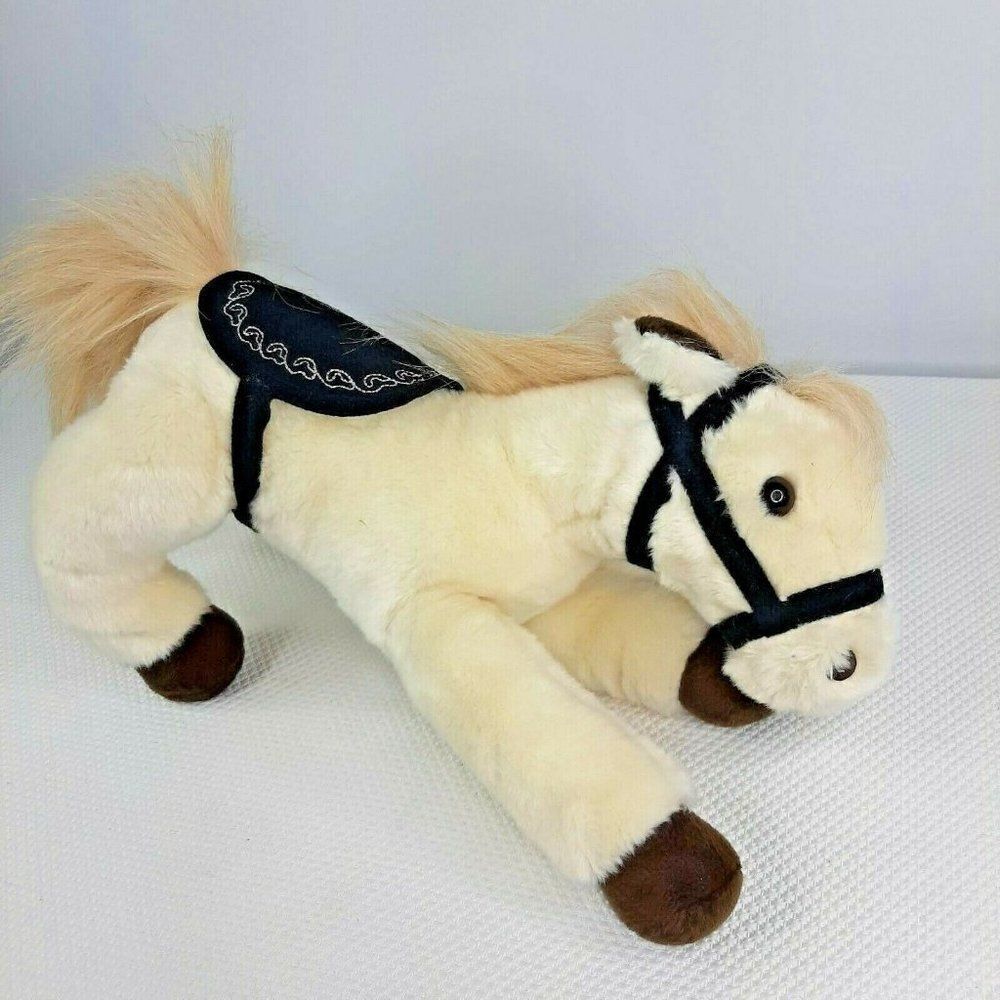 Wells Fargo Legendary Pony El Toro Plush Stuff Animal 2014 Beige Horse
